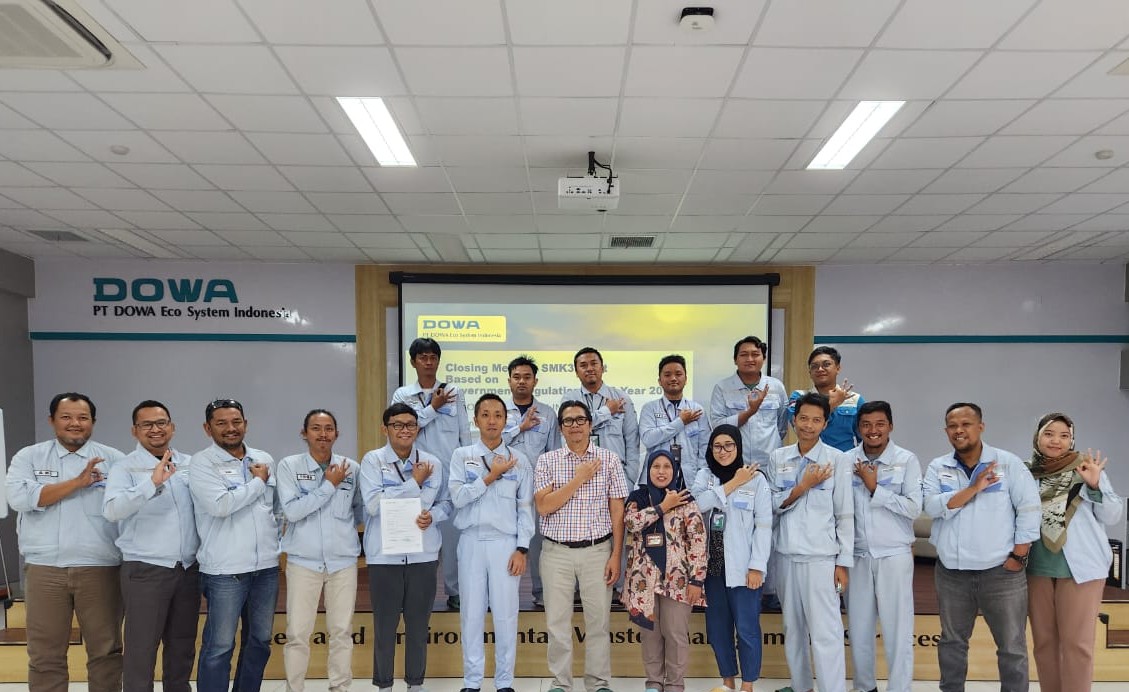 Perusahaan Pengelola Limbah B3 & Non B3, PT DESI, Lulus Audit SMK3 PP 50-2012 dengan Skor Tinggi