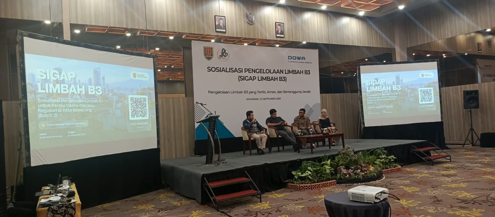 DLH Kota Semarang dan PT DESI Gelar Sosialisasi SIGAP Limbah B3 bagi Pelaku Usaha