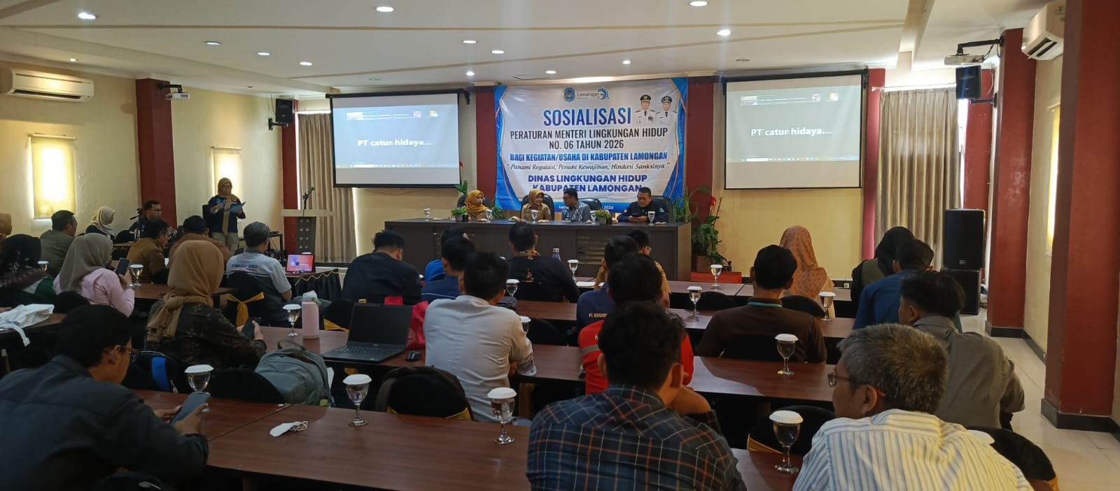 DLH Lamongan Gandeng PT DESI Sosialisasikan Permen LH No. 6 Tahun 2026 tentang Pengawasan dan Sanksi Lingkungan (2)