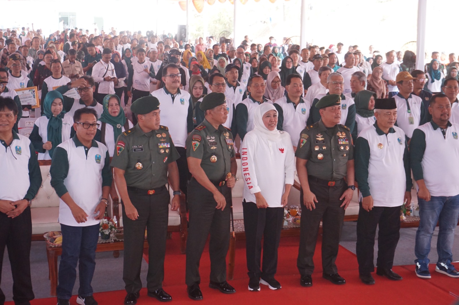 PT Dowa Eco System perusahaan pengolah limbah turut menghadiri perayaan hari lingkungan hidup sedunia di jawa timur. Turut hadir yaitu gubernur jawa timur Ibu Khofifah Indar Parawangsa