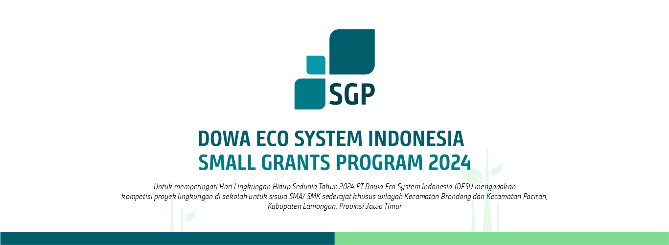 Dowa Eco System Indonesia Perusahaan pengolah limbah b3 dan non b3 mengadakan SGP event untuk pelajar se Lamongan 1