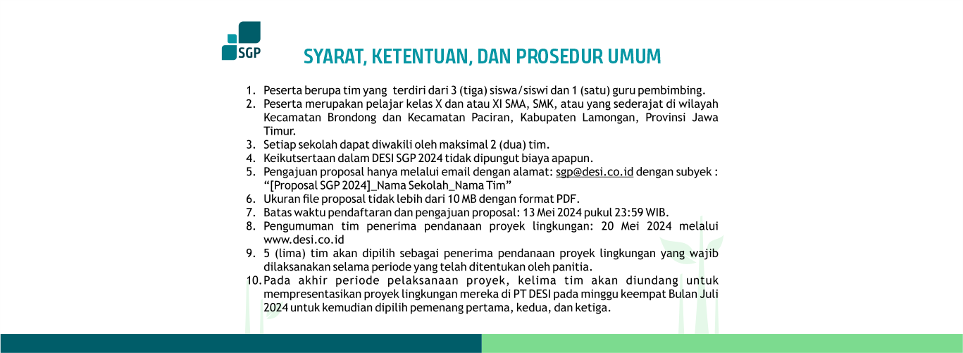 PT DESI Dowa Eco System Indonesia Perusahaan pengolah limbah b3 dan non b3 mengadakan SGP event untuk pelajar se Lamongan 5