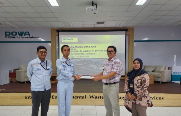 Perusahaan Pengelola Limbah B3, PT DESI, Lulus Audit SMK3 dengan Skor Tinggi