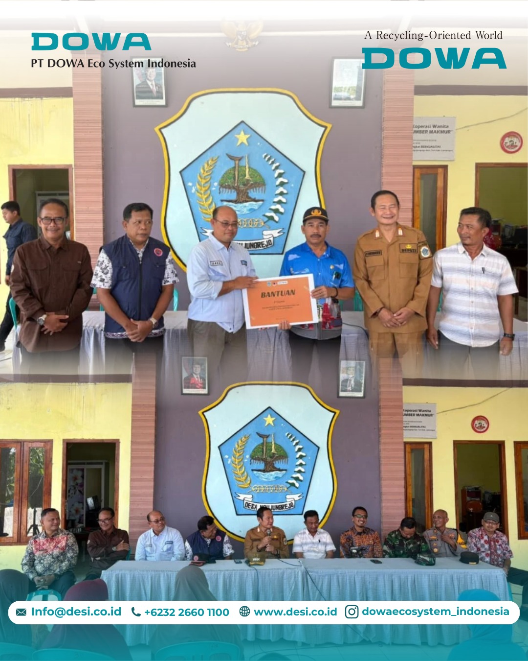 PT Dowa Eco System Indonesia Salurkan 2,6 Ton Beras untuk Warga Lamongan Selama Ramadhan