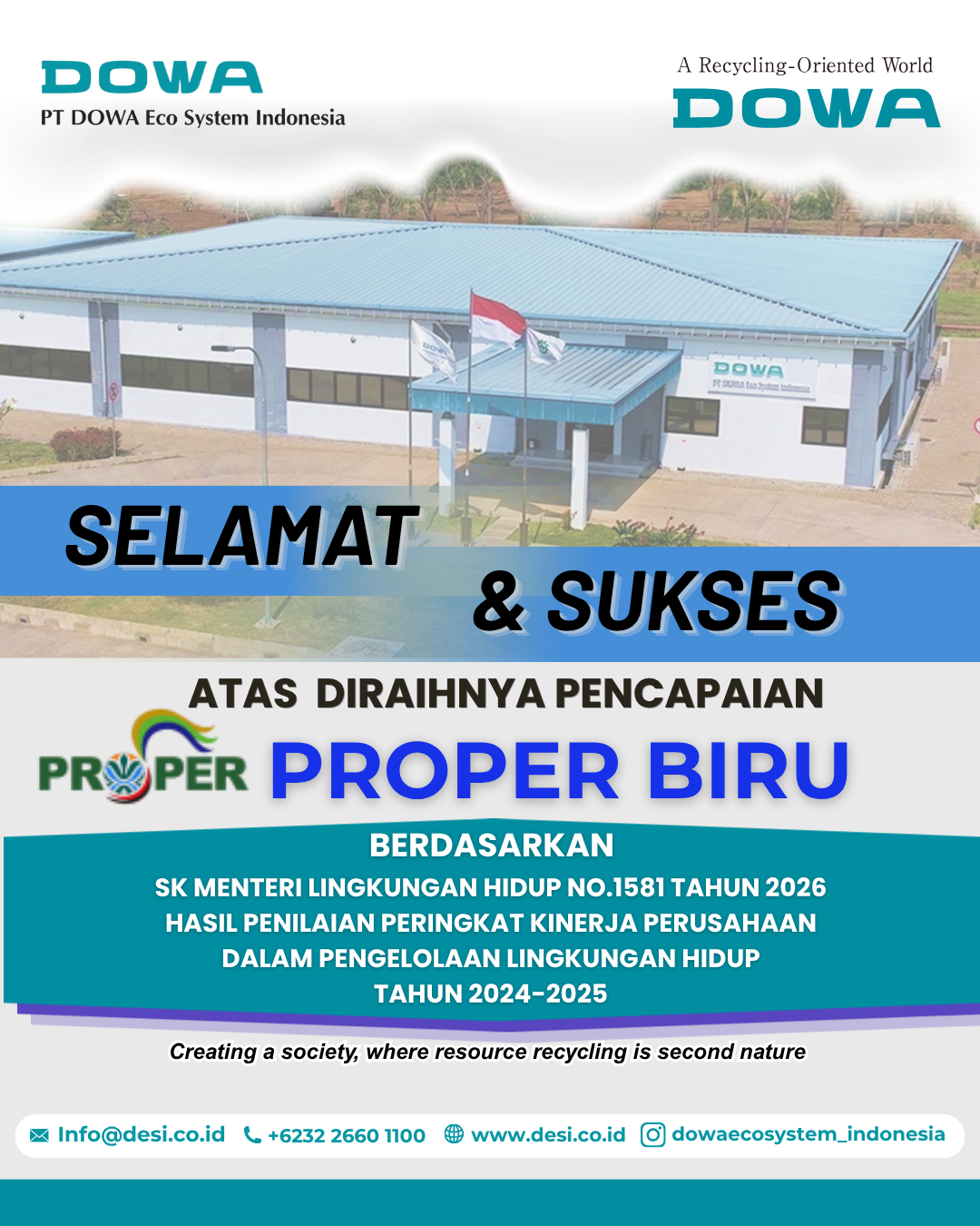 Apa Itu Proper Biru Dan Komitmen PT DESI dalam Pengelolaan Limbah Berkelanjutan
