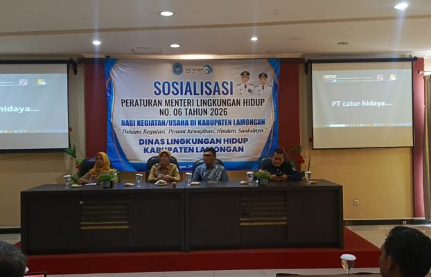 DLH Lamongan Gandeng PT DESI Sosialisasikan Permen LH No. 6 Tahun 2026 tentang Pengawasan dan Sanksi Lingkungan